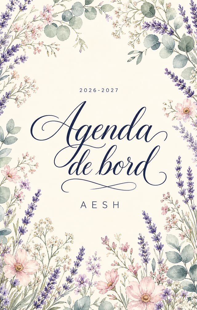 Couverture de Agenda AESH